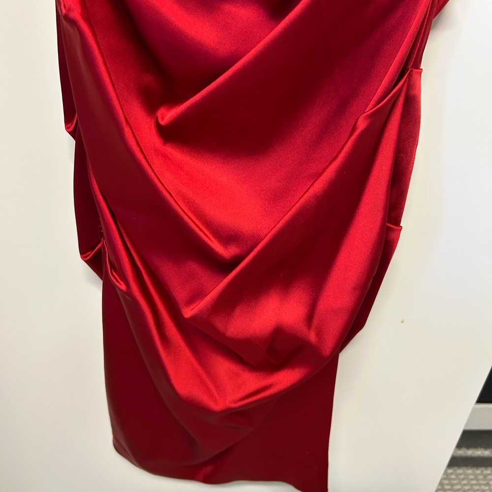 Cache Strapless Red Dress - Picture 3 of 5